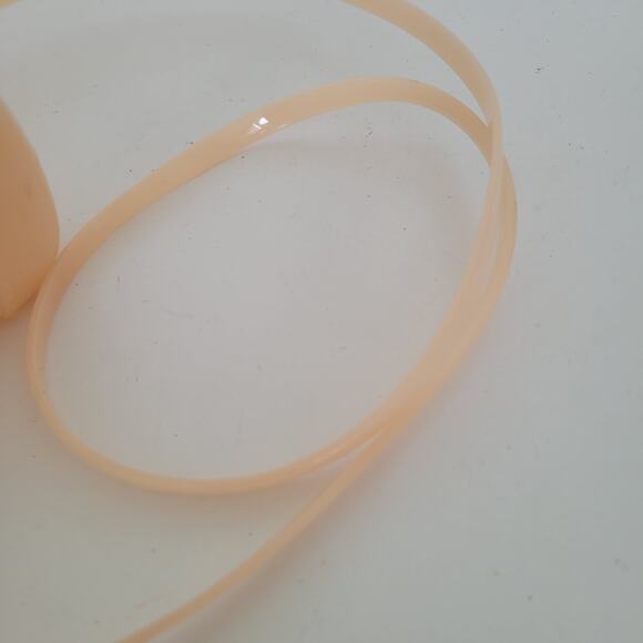 Furla Candy Bon Bon Mini Crossbody Shoulder Bag In Peachy Nude Jelly Small - Picture 10 of 12